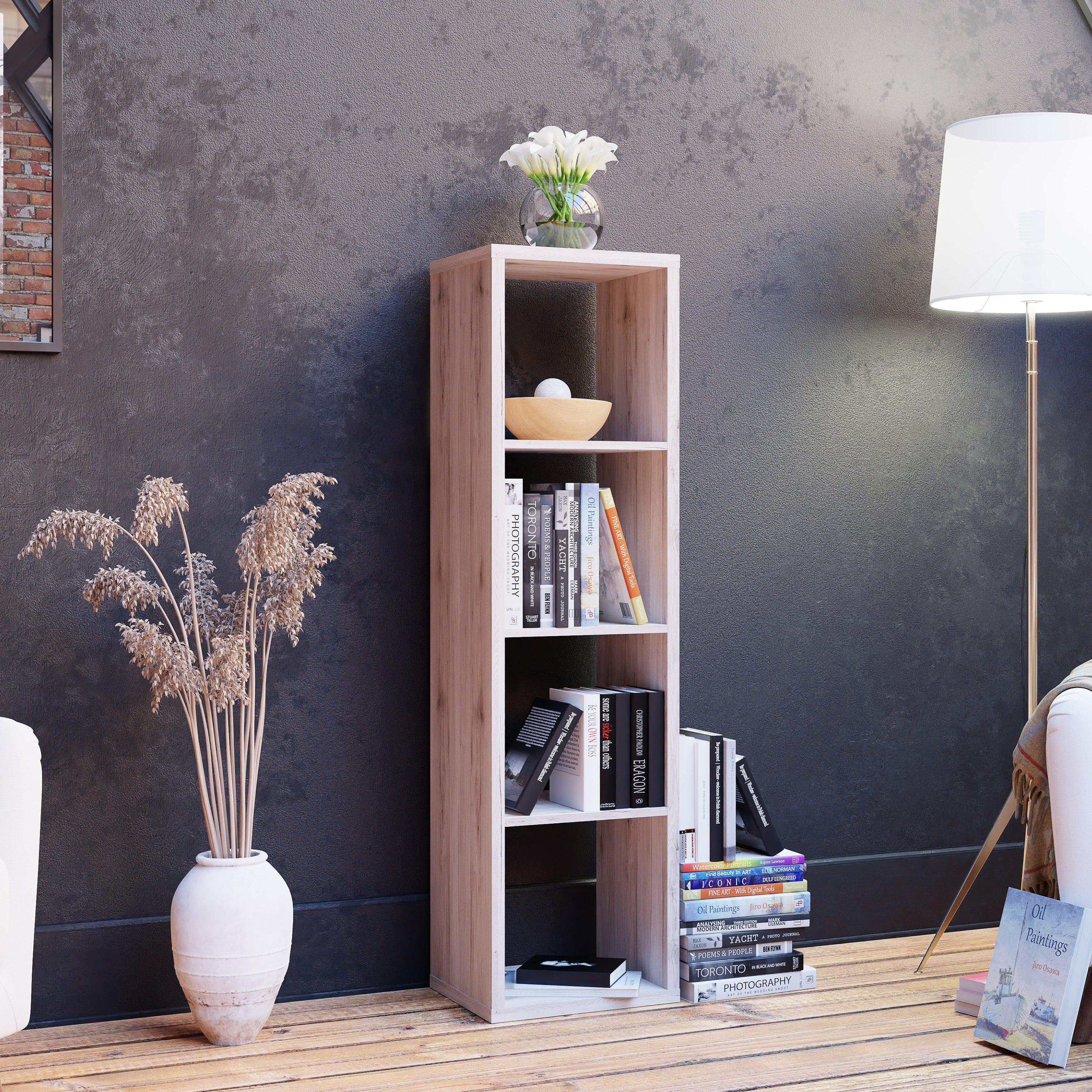 Mauro 3 Shelves Storage Unit in Sand Oak - image 3
