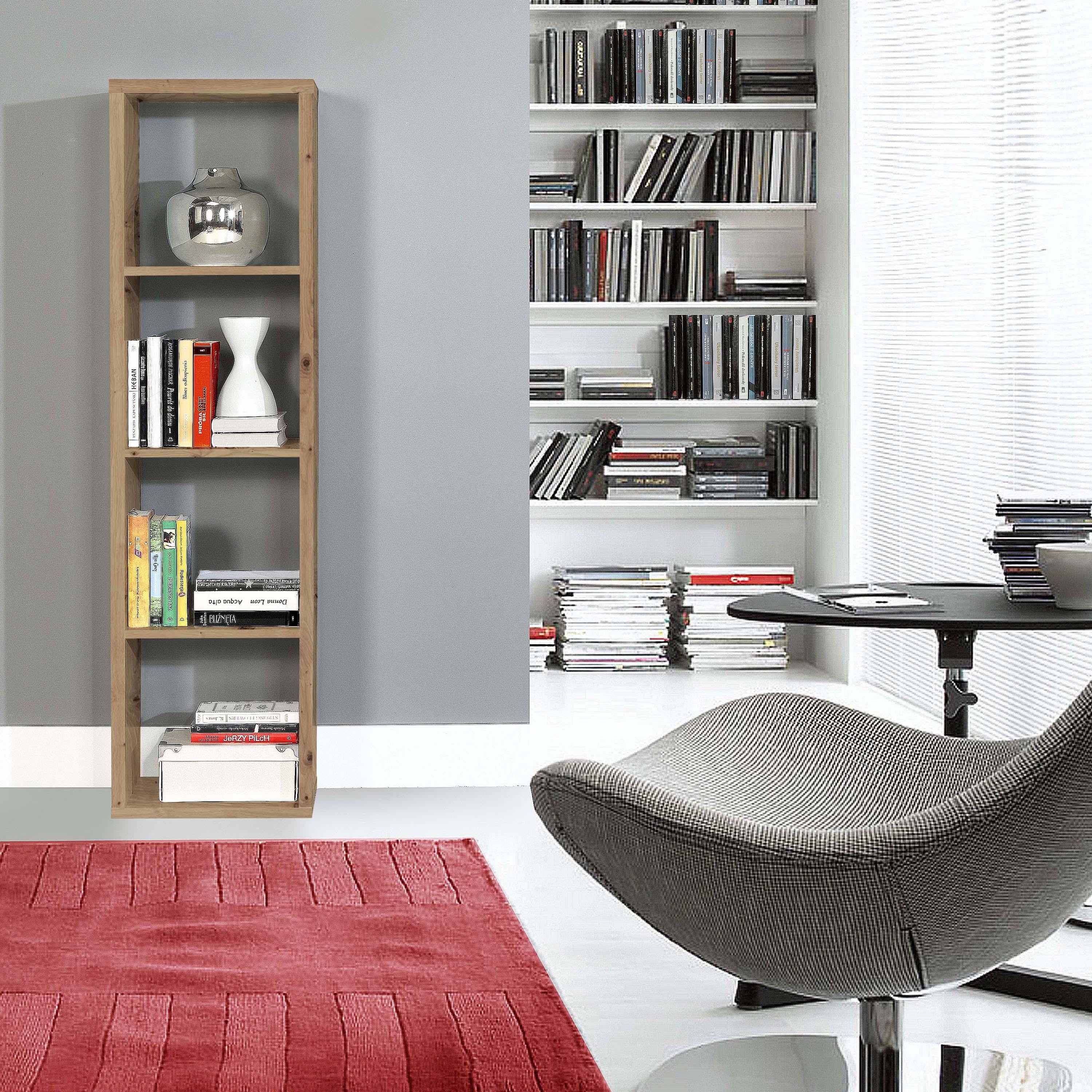 Mauro 3 Shelves Storage Unit in Artisan Oak - image 3