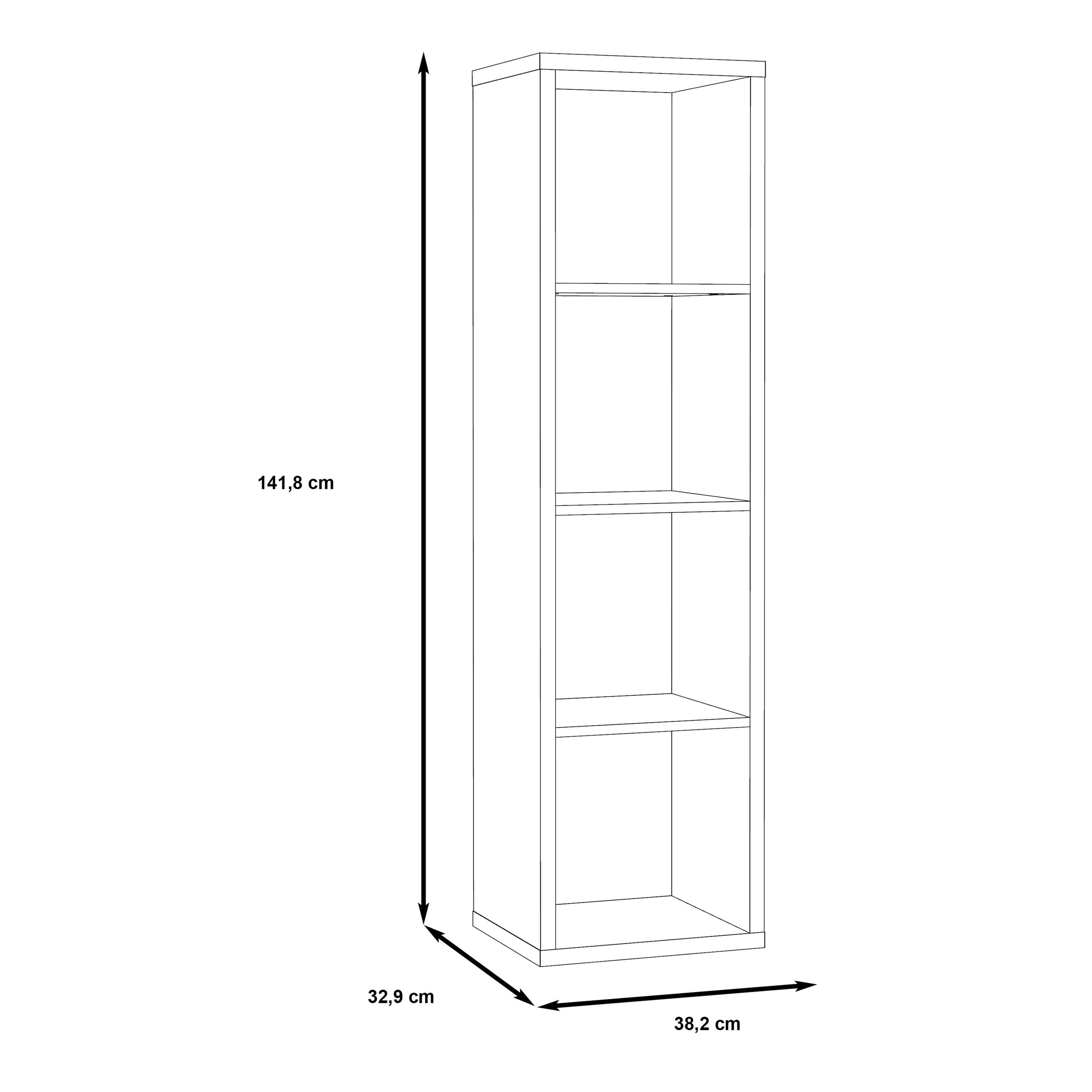 Mauro 3 Shelves Storage Unit in Artisan Oak - image 7
