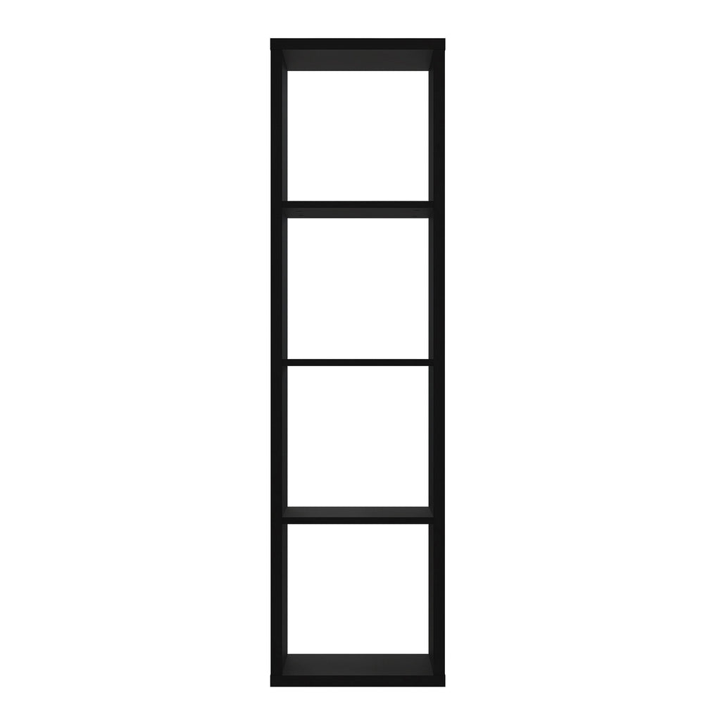 Mauro 3 Shelves Storage Unit in Matt Black - image 2