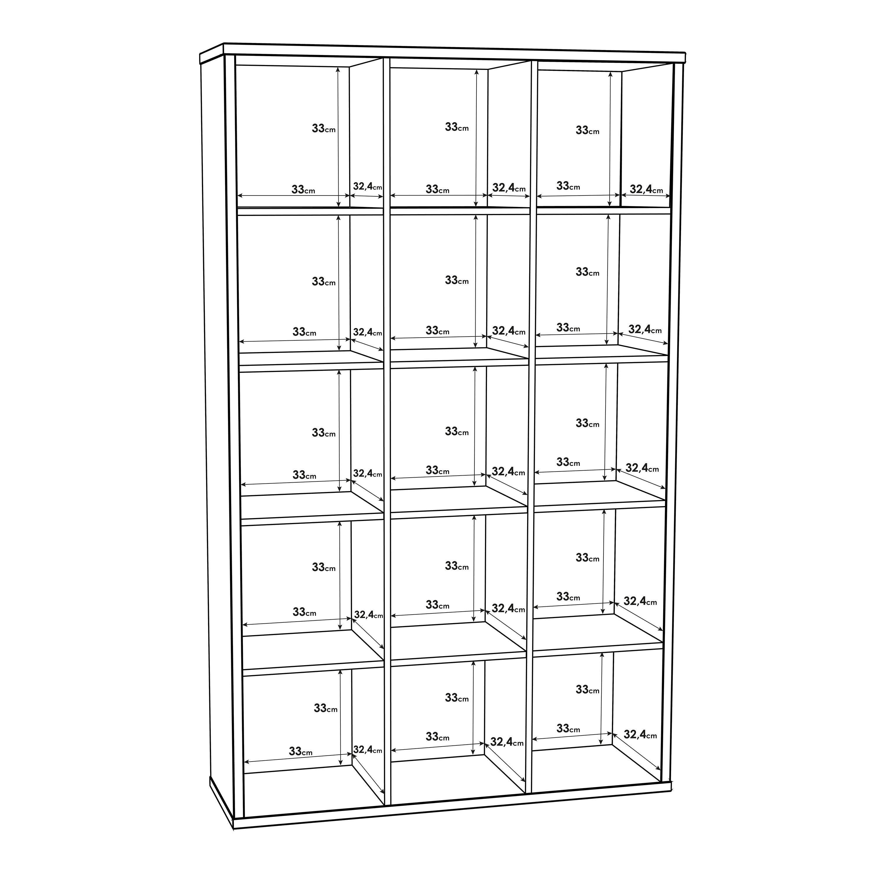 Mauro 3x5 Storage Unit in Sand Oak - image 7