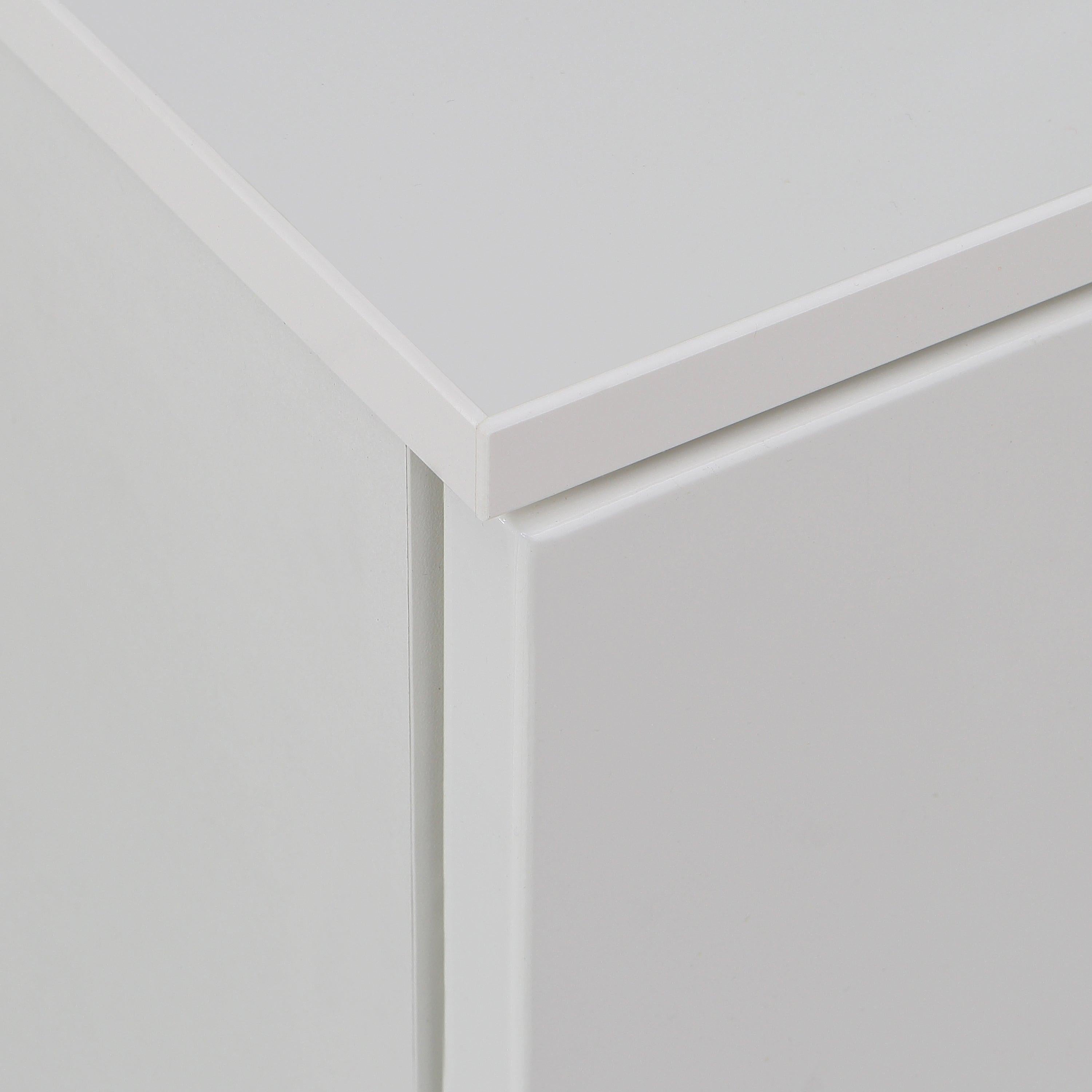 Sienna Abstract Chest of in White/White High Gloss - image 8