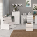 Sienna Chest of 6 Drawers in White/White High Gloss - image 5