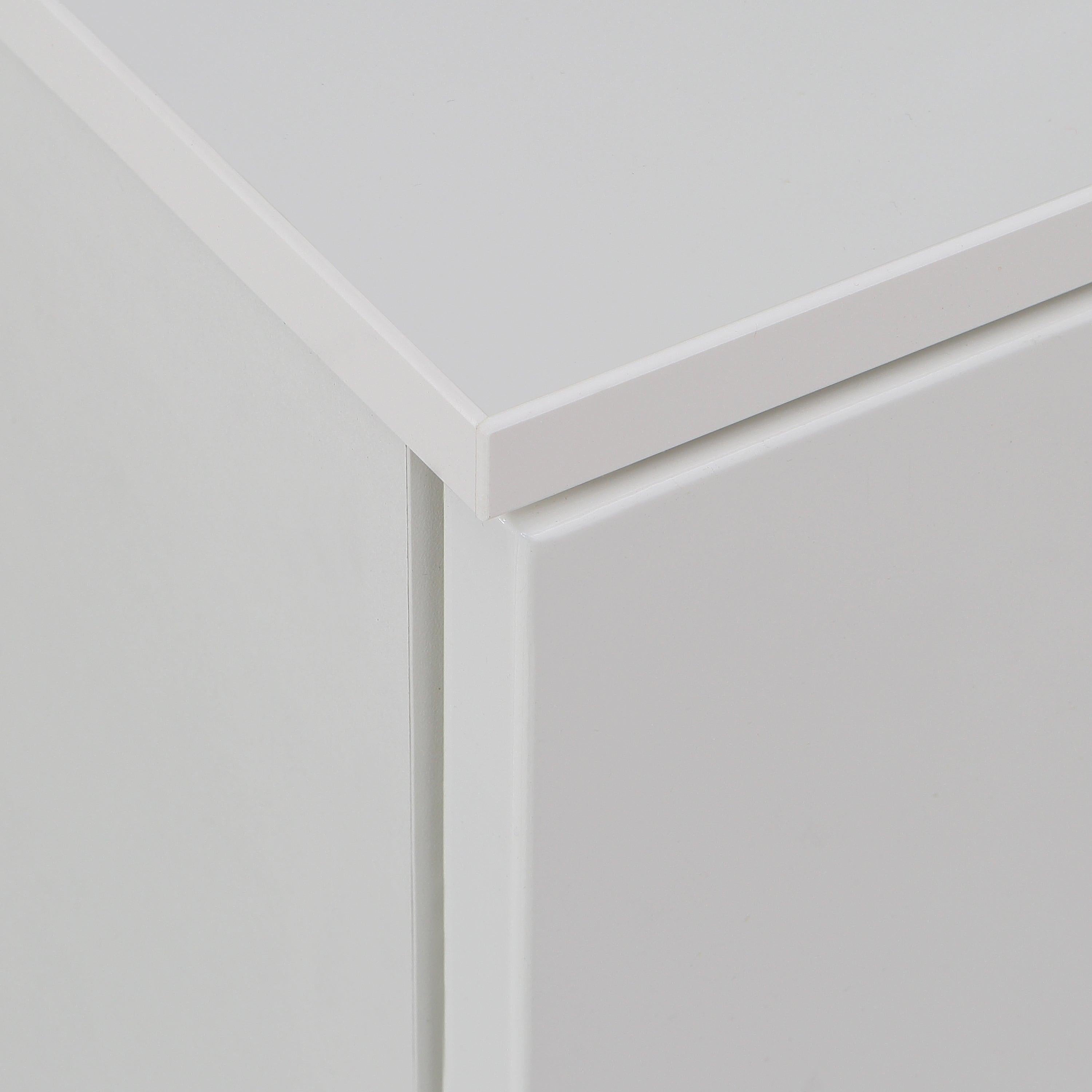 Sienna Chest of 6 Drawers in White/White High Gloss - image 6