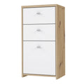 Best Chest Storage Cabinet 2 Drawers 1 Door in Artisan Oak/White - image 3