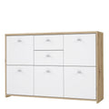 Best Chest Storage Cabinet with 2 Drawers and 5 Doors in Artisan Oak/White - image 3