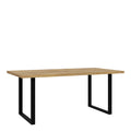Nikomedes Dining Table in Bartex Oak 180x90cm