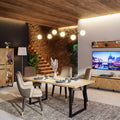 Nikomedes Dining Table in Bartex Oak 180x90cm - image 3