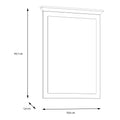 Illopa Mirror in Oak Nelson/Snowy Oak - image 5