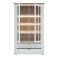 Illoppa Display Cabinet in Snowy Oak/Oak Nelson - image 4