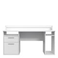 Tezaur White Gaming Desk with Colour Changing LED - image 2