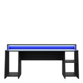 Tezaur Wide Black Gaming Desk with Colour Changing LED - image 2