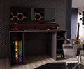 Tezaur Black Gaming Desk with Colour Changing LED - image 5
