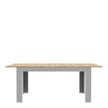 Bohol Extending Dining Table 160-207cm in Riviera Oak/Grey Oak - image 4