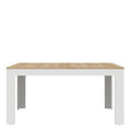 Bohol Extending Dining Table 160-207cm in Riviera Oak/White - image 2