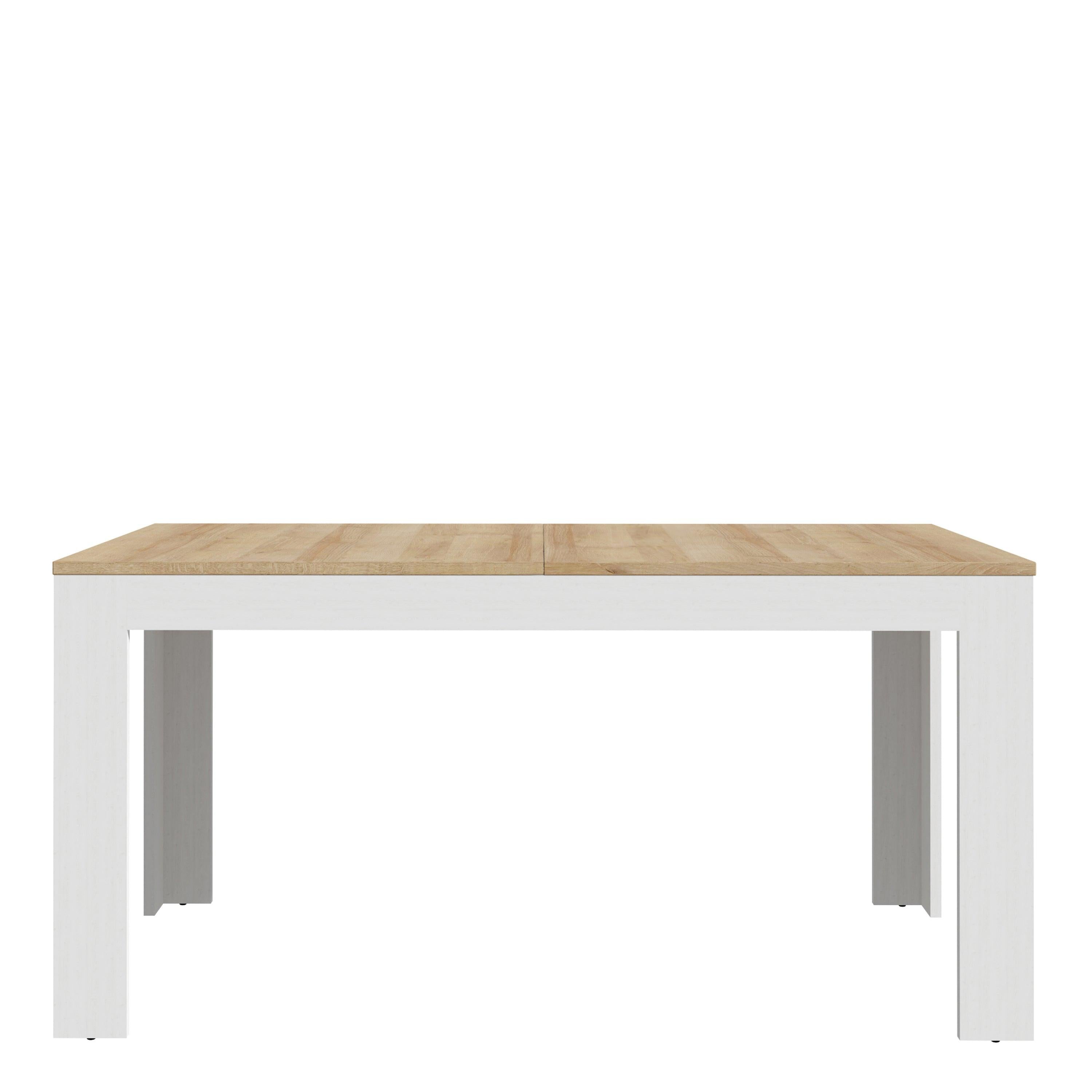 Bohol Extending Dining Table 160-207cm in Riviera Oak/White - image 2