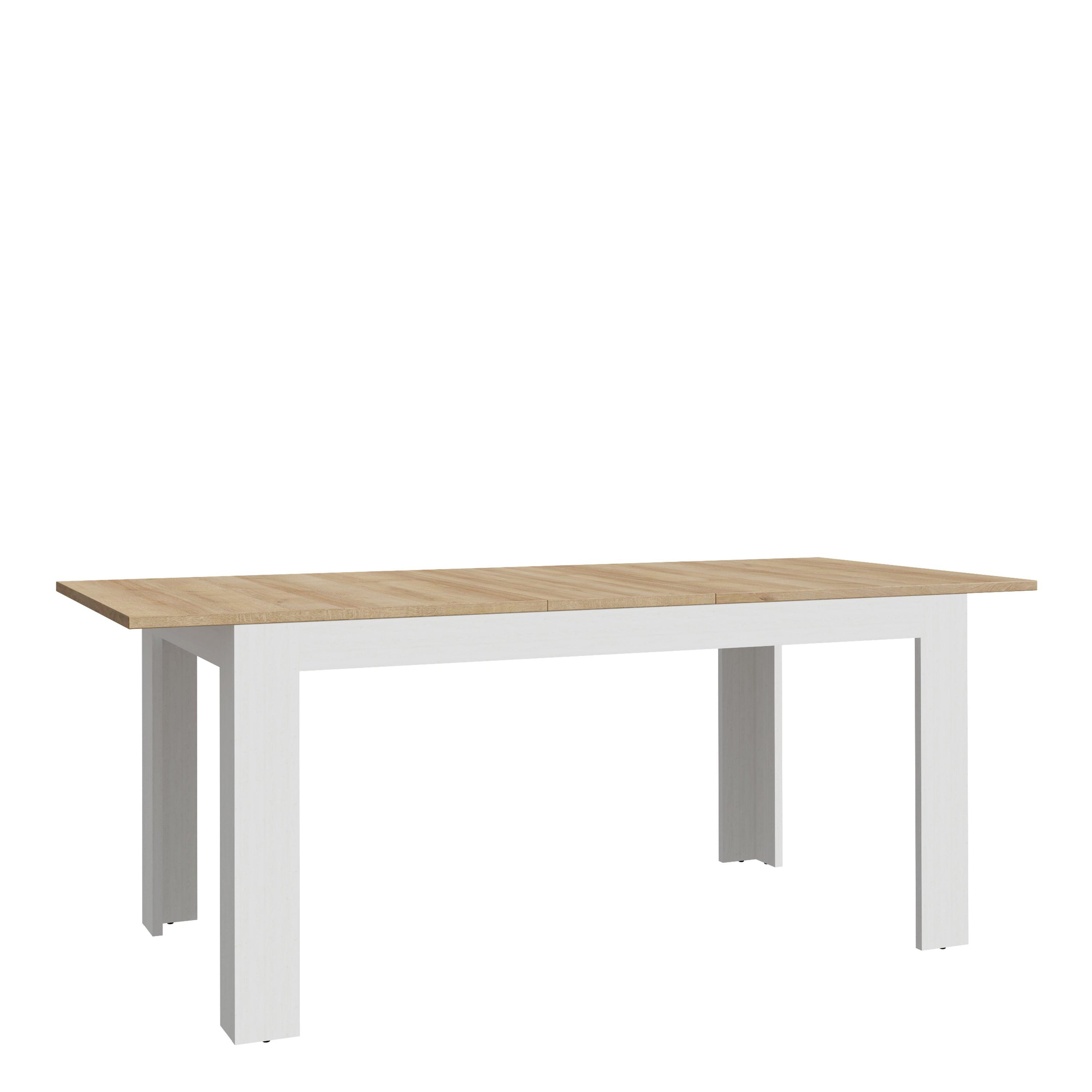 Bohol Extending Dining Table 160-207cm in Riviera Oak/White - image 3
