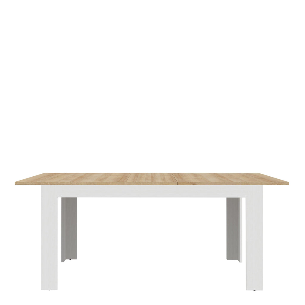 Bohol Extending Dining Table 160-207cm in Riviera Oak/White - image 4