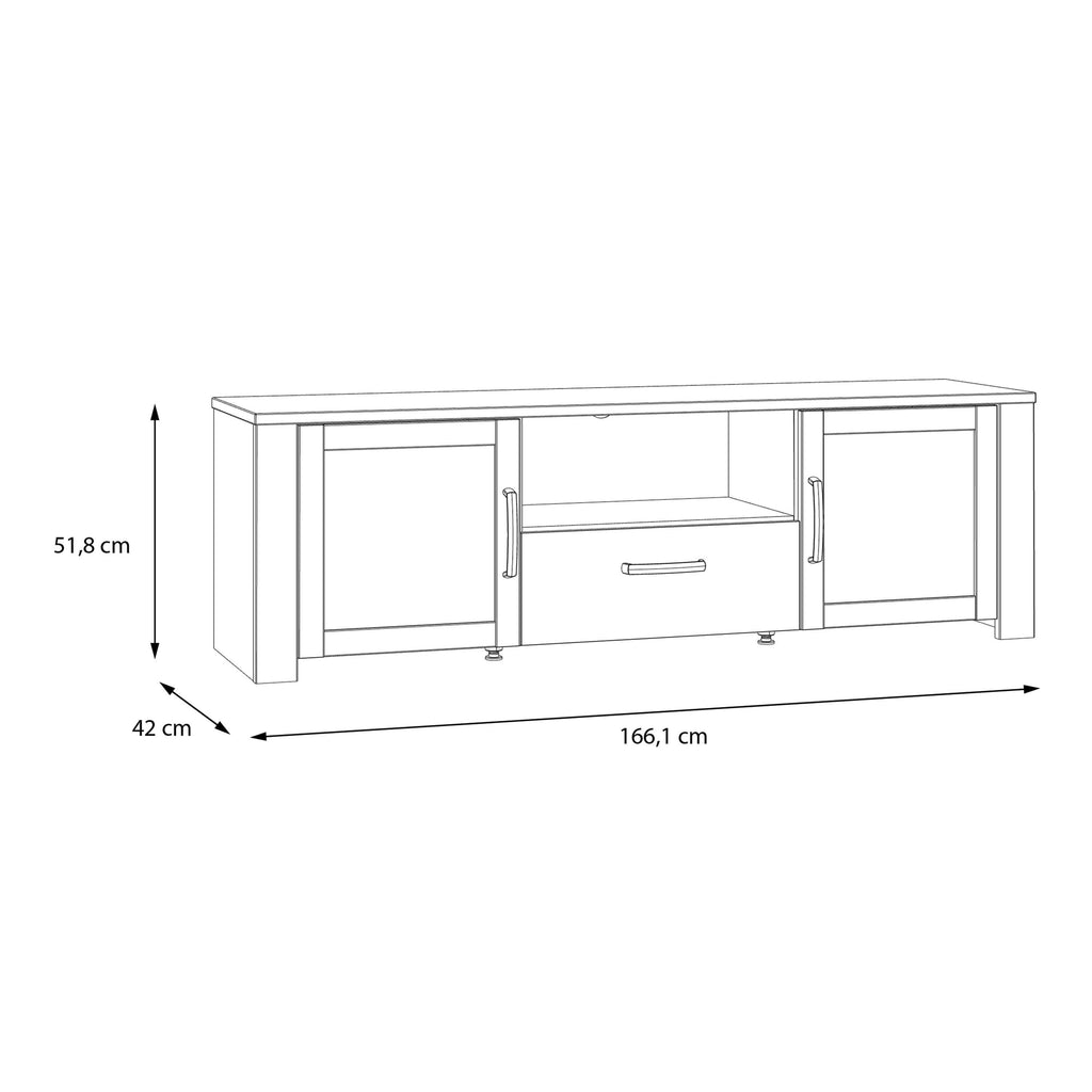 Bohol TV Unit Inc. LED Light in Riviera Oak/Grey Oak - image 8