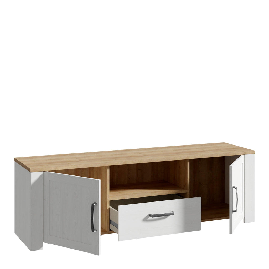 Bohol TV Unit inc. LED Light in Riviera Oak/White - image 3