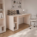 Alice Springs Desk with Open Shelf Storage in Sand - image 3