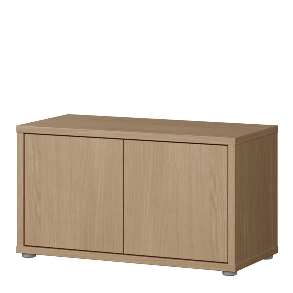 Alice Springs Bench with 2 Doors Push-to-Open in Elegancia Oak - image 3