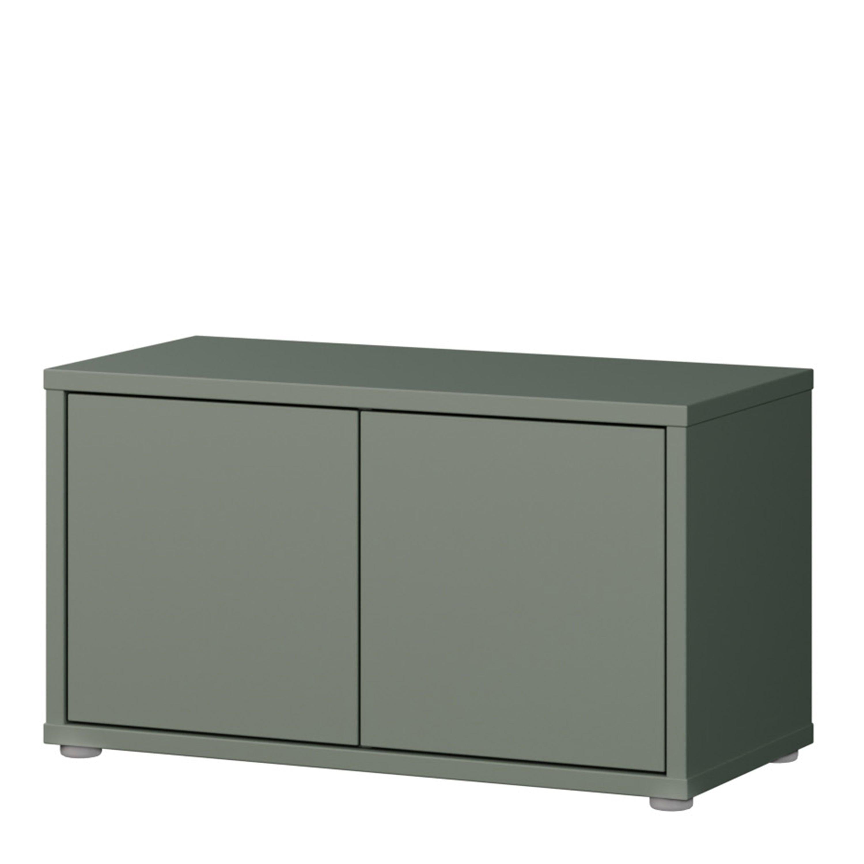 Alice Springs Bench with 2 Doors Push-to-Open in Sage Green - image 3