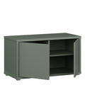 Alice Springs Bench with 2 Doors Push-to-Open in Sage Green - image 4