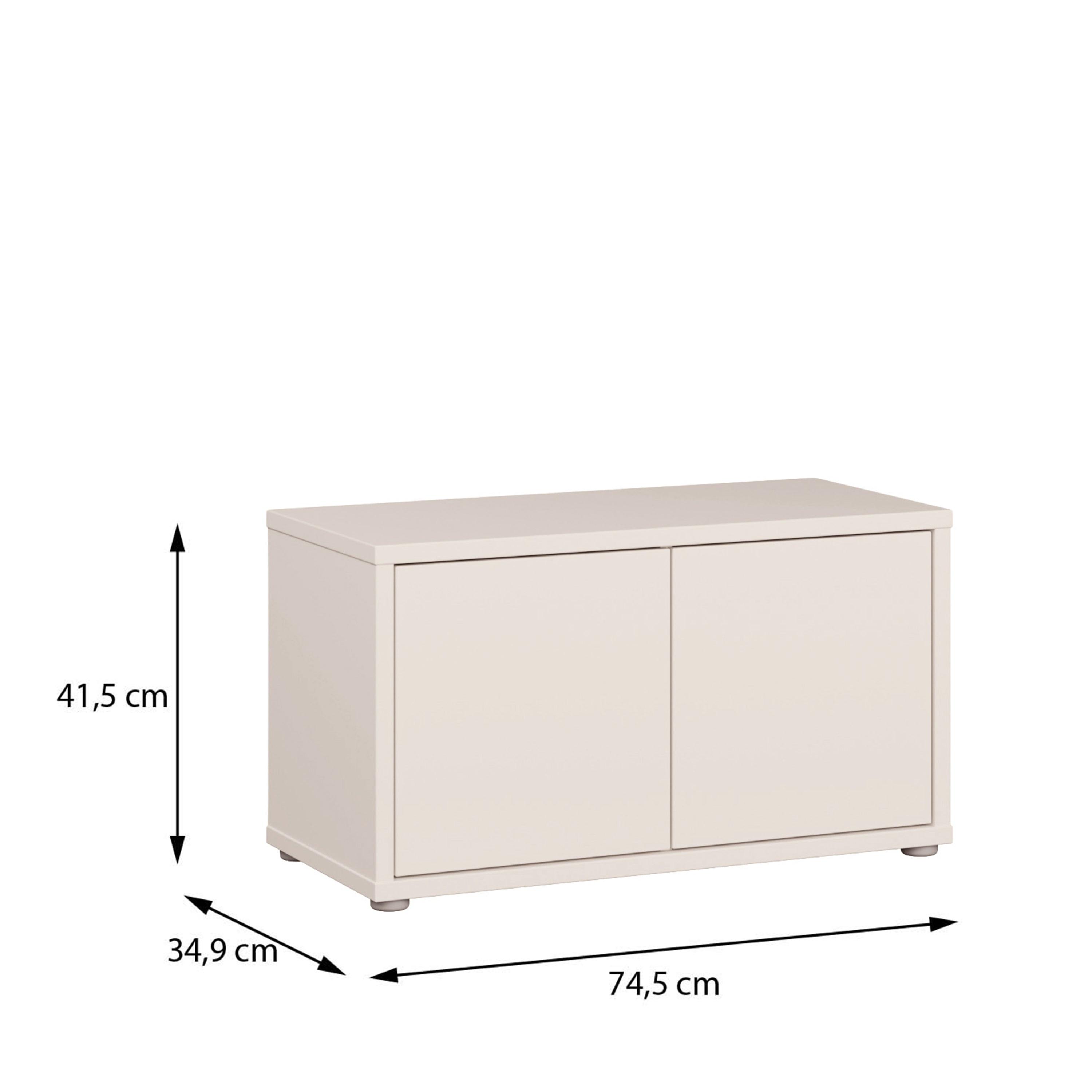 Alice Springs Bench with 2 Doors Push-to-Open in Sand - image 7