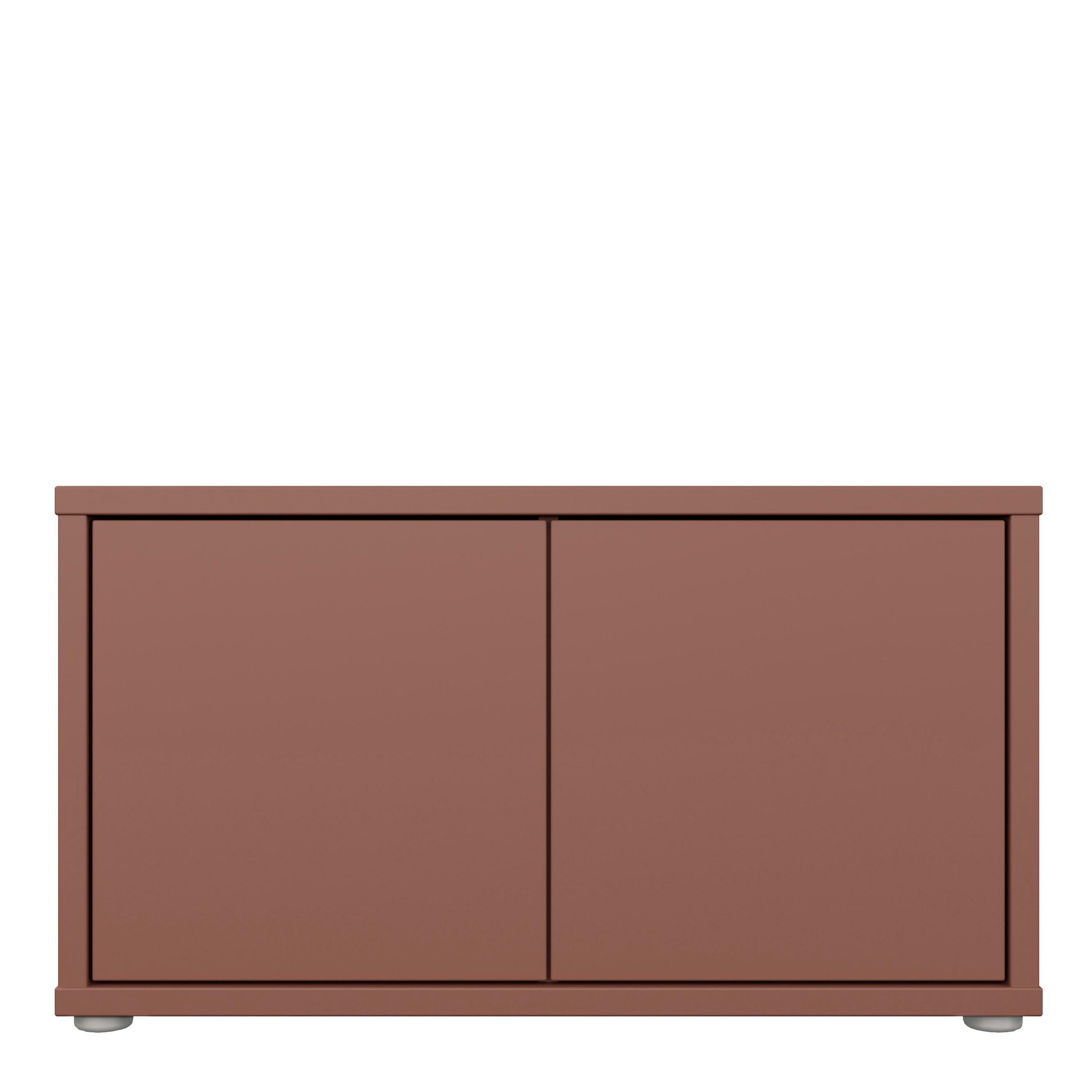 Alice Springs Bench with 2 Doors Push-to-Open in Terracotta - image 2