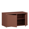 Alice Springs Bench with 2 Doors Push-to-Open in Terracotta - image 4