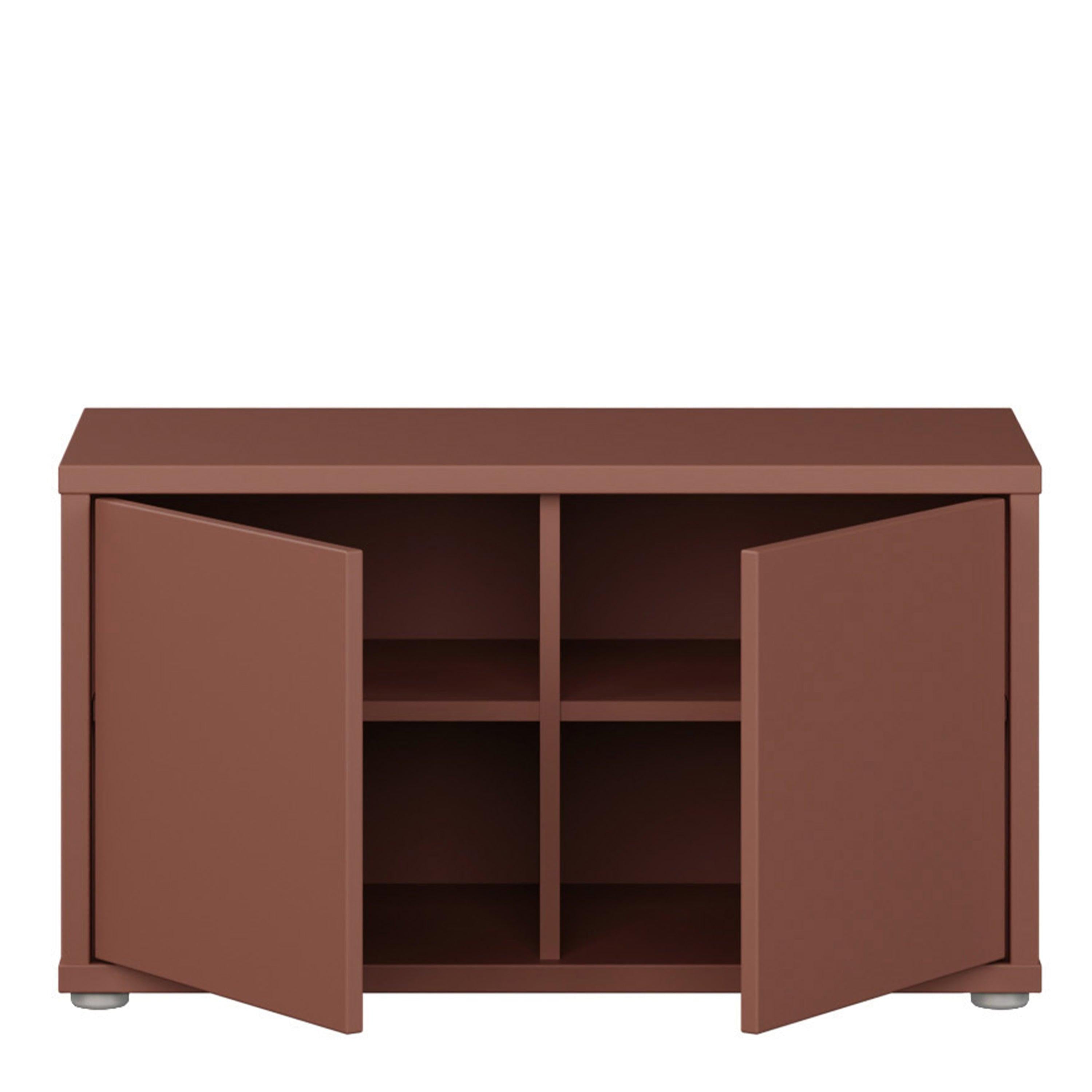 Alice Springs Bench with 2 Doors Push-to-Open in Terracotta - image 5