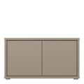 Alice Springs Bench with 2 Doors Push-to-Open in Taupe - image 2
