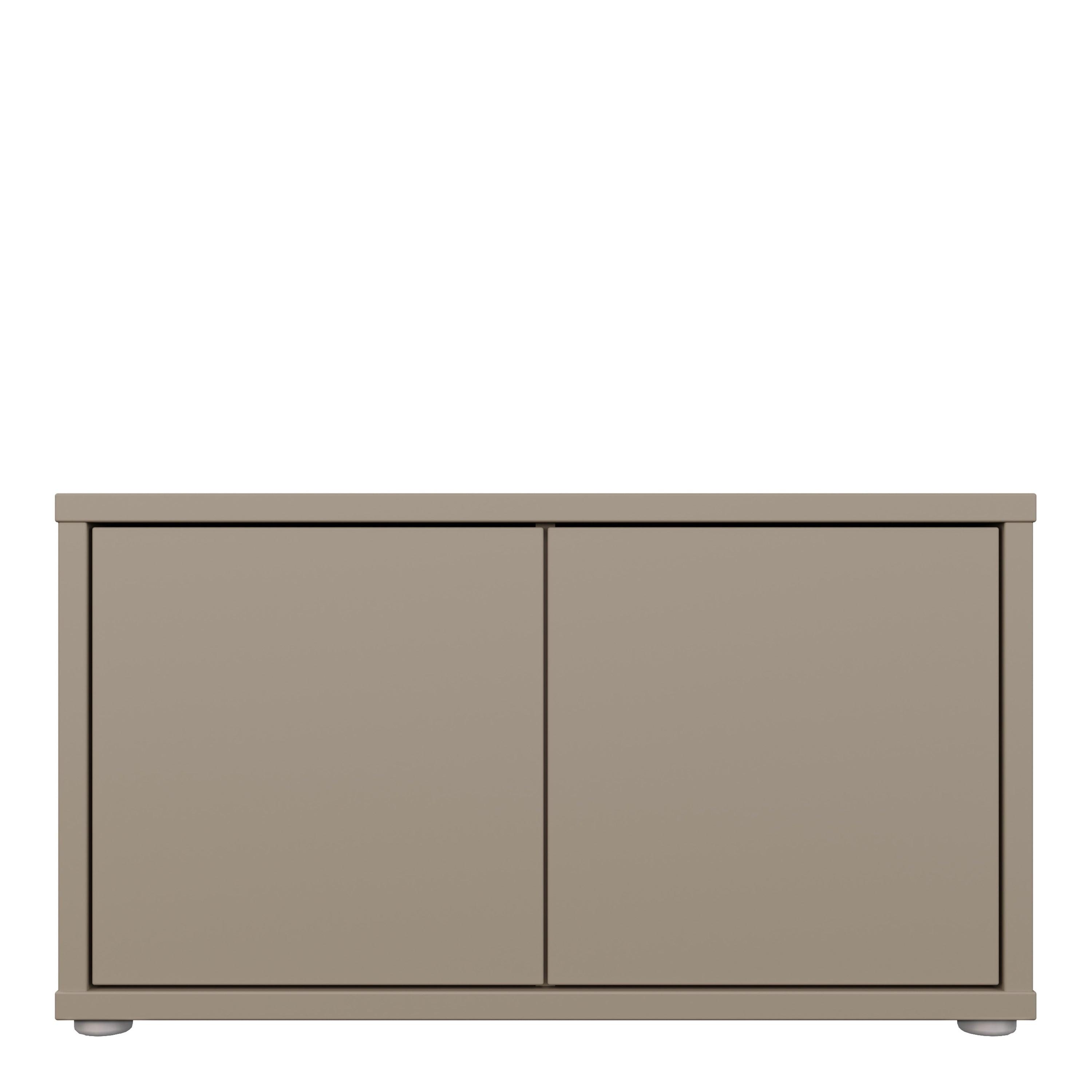 Alice Springs Bench with 2 Doors Push-to-Open in Taupe - image 2