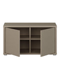Alice Springs Bench with 2 Doors Push-to-Open in Taupe - image 5