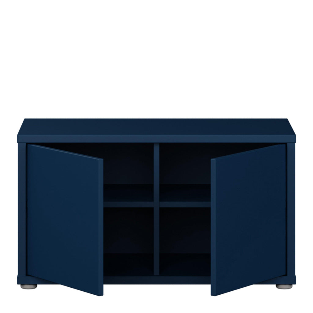 Alice Springs Bench with 2 Doors Push-to-Open in Night Blue - image 5