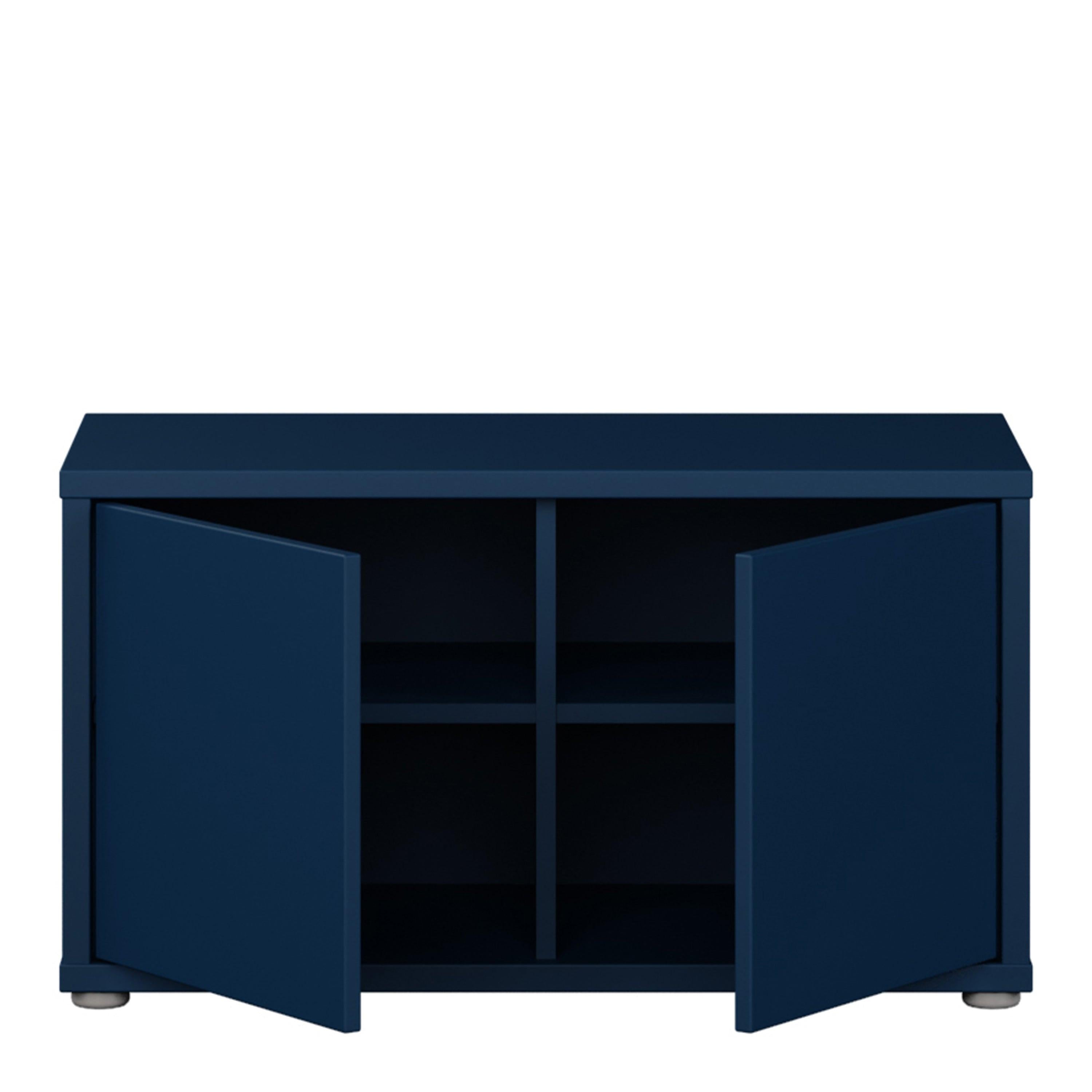 Alice Springs Bench with 2 Doors Push-to-Open in Night Blue - image 5