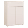 Alice Springs Shoe Cabinet with 2 Doors Push-to-Open & 1 Drawer Push-to-Open in Sand