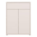 Alice Springs Shoe Cabinet with 2 Doors Push-to-Open & 1 Drawer Push-to-Open in Sand - image 2