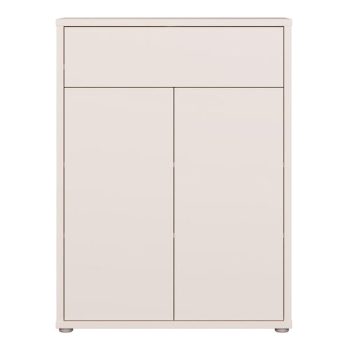 Alice Springs Shoe Cabinet with 2 Doors Push-to-Open & 1 Drawer Push-to-Open in Sand - image 2