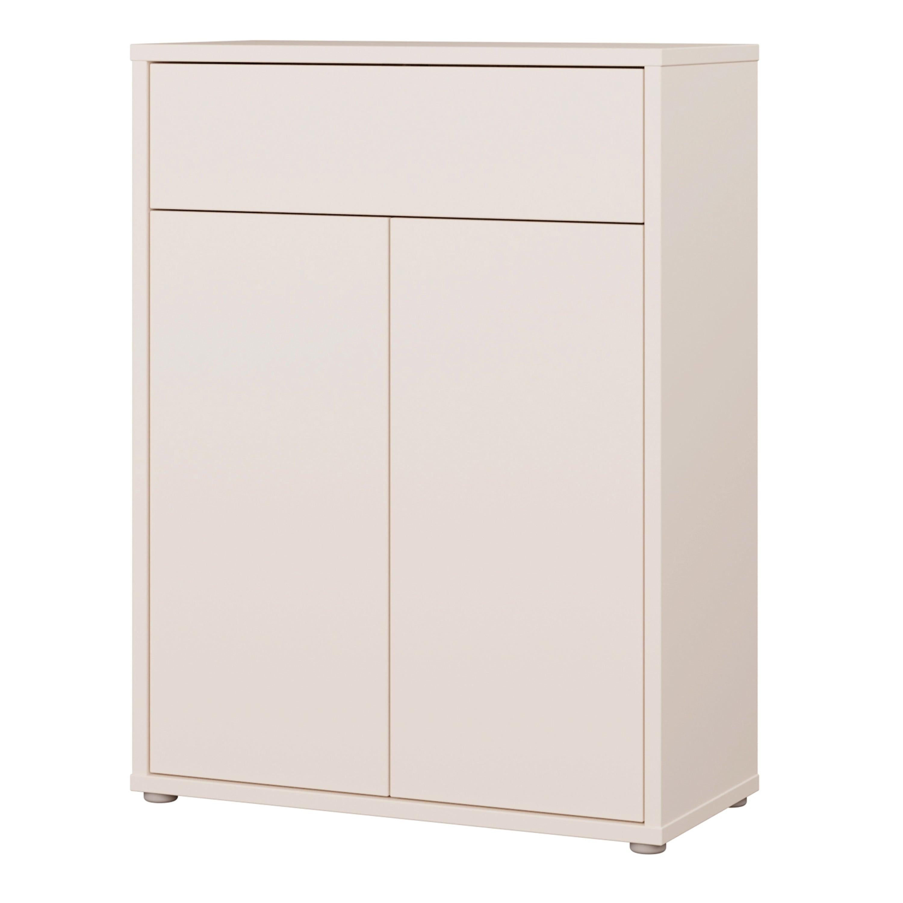 Alice Springs Shoe Cabinet with 2 Doors Push-to-Open & 1 Drawer Push-to-Open in Sand - image 4