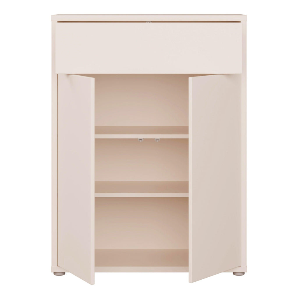 Alice Springs Shoe Cabinet with 2 Doors Push-to-Open & 1 Drawer Push-to-Open in Sand - image 6