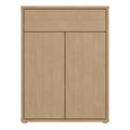 Alice Springs Shoe Cabinet with 2 Doors Push-to-Open & 1 Drawer Push-to-Open in Elegancia Oak - image 2