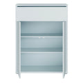 Alice Springs Shoe Cabinet with 2 Doors Push-to-Open & 1 Drawer Push-to-Open in Light Grey - image 5