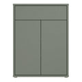 Alice Springs Shoe Cabinet with 2 Doors Push-to-Open & 1 Drawer Push-to-Open in Sage Green - image 2