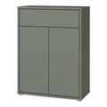 Alice Springs Shoe Cabinet with 2 Doors Push-to-Open & 1 Drawer Push-to-Open in Sage Green - image 3