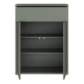 Alice Springs Shoe Cabinet with 2 Doors Push-to-Open & 1 Drawer Push-to-Open in Sage Green - image 5
