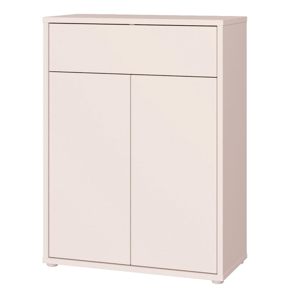 Alice Springs Compact Shoe Cabinet with 2 Doors Push-to-Open & 1 Drawer Push-to-Open in Sand - image 3