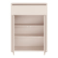 Alice Springs Compact Shoe Cabinet with 2 Doors Push-to-Open & 1 Drawer Push-to-Open in Sand - image 5