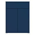 Alice Springs Compact Shoe Cabinet with 2 Doors Push-to-Open & 1 Drawer Push-to-Open in Night Blue - image 2